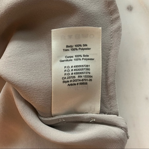 Wilfred - 100% Silk Button down shirt/dress - xxs - Picture 10 of 13